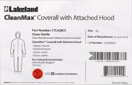 Cleanroom Label