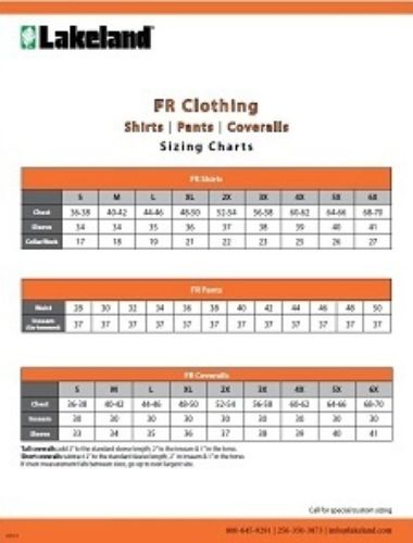 Fr Clothing Size Thumbnail