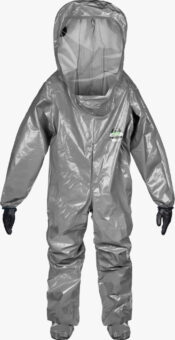 ChemMax® 3 Coverall-450 Level B,encapsulated suit,rear entry,PVC face shield - CT3450 G