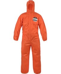 赛服佳®76连体防护服-带帽 ;腰部,手腕和脚踝处橡筋收口;带拉链门襟。 - ES428 O