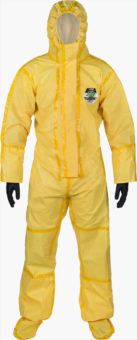 Overol ChemMax™ 1 - doble cremallera, calcetines, guantes integrados, solapas sobre botas - Ct1 S430 G