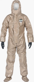 ChemMax® 4 Plus Coverall with double zip & storm flap and attached feet with anti-slip soles - Ct4 Sk430 Psg