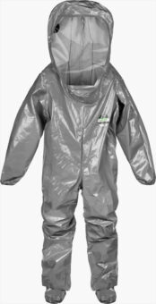 ChemMax 3 Encapsulating Suit with visor- Expanded back for internally worn SCBA - CT3 S450 Front lo