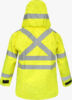 Arc / FR Rated Rainwear Jacket - X-Back Design - Yellow - HVAJ01 YX Jacket Back lo