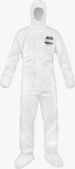MicroMax NS Coverall - elasticated hood, cuffs, waist & attached socks - Emn414