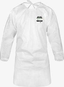 Safegard™ GP rear entry gown with elasticated sleeves and ties - Esgp527
