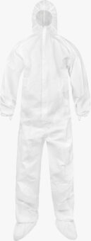 CleanMax® Clean Manufactured Sterile Coverall - Boots, Elastic Wrist/Hood - CTL414 CM front lo res