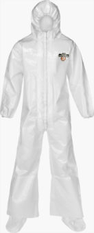 ChemMax™ 2 Sealed Seam Coverall - Respirator Fit Hood/Boots/Boot Flaps - C2 T165