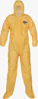 LAKELAND ChemMAX 1EB Ebola Coverall Hazmat Suit • Cat 3 III Type 4/5/6 Size XXL 