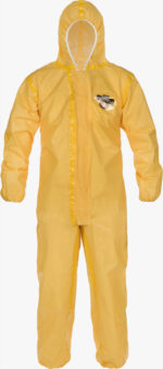 ChemMax® 1 Sealed Seam Coverall - Hood, Elastic Wrist/Ankle - C1T130Y Lo