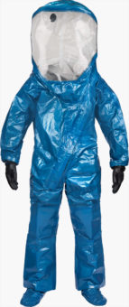 Interceptor™ – traje estanco al gas de Tipo 1a - Entrada frontal - protector facial de campo amplio - Ps80640 W Front