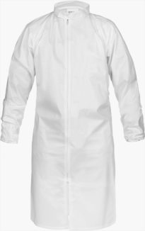 CleanMax Clean Manufactured Non-Sterile Frock-Zipper Closure,Elastic wrists,no pockets - CTL191CM