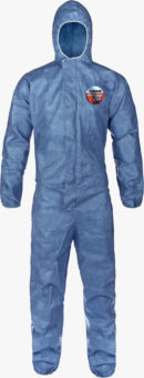 MicroMax™ VP Coverall - Hood, Elastic Wrist/Ankle - Mvp428 Front Lo