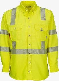 6.5 oz. Westex® DH Hi-Vis FR Shirt - Ish65 Dh29 Front