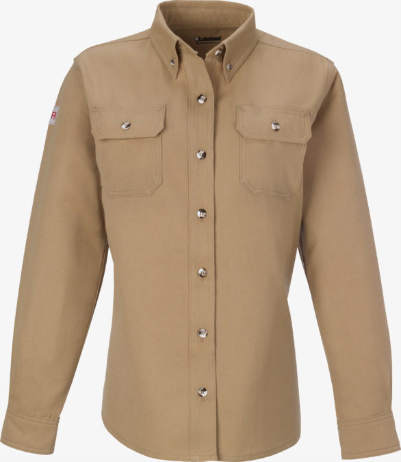 tan button up shirt