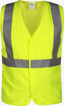 Class 2 FR Modacrylic Solid Hi-Vis Vest - V8 A0112 V L Lo
