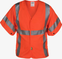 Class 3 FR Modacrylic Solid Hi-Vis Vest with Sleeves - V8 A0113 V O Lo
