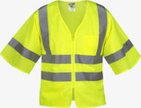 Class 3 Polyester Mesh Hi-Vis Value Vest with Sleeves and Hook and Loop Closure - Vamc3 Sp L Lo